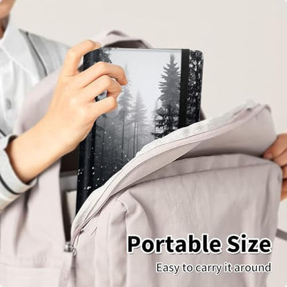 Photo Album 4x6 120 Pockets Photos with Elastic Band, Cute PU Leather Photo Books Small Mini Capacity Picture Album for Family Wedding Travel Anniversary Baby Vacation Pictures, Forest - color: Forest