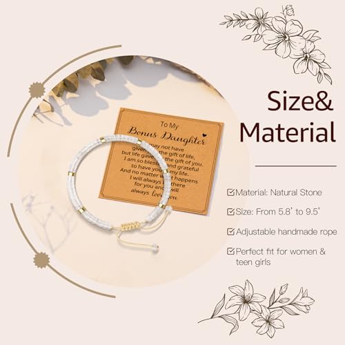 AGOT Daughter in Law Bracelets Gifts: Dear Daughter in Law Birthday Gifts from Mother in Law - color: CRYSTAL-BNUS