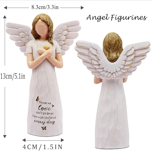 BORLESTA Memorial Gifts Angel - Sympathy Gifts for Loss of Loved One, Dog Memorial Gifts for Loss of Dog, Dog Passing Away Gifts - Dog Angel Figurines