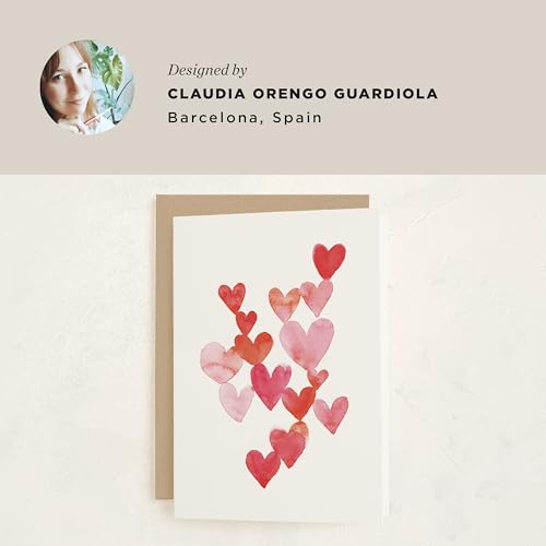Minted | Blank Greeting Card, 5x7 w/Envelope | Love Is Around You - color: Love is Around You
