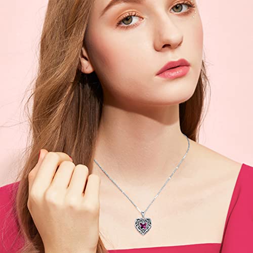 SOULMEET Personalized Butterfly Locket Necklace That Holds Up to 2 Pictures, Memorial Insects Silver Butterfly Photo Locket Custom Any Photo Healing Gift - color: H-Crystal Purple, style: Locket+Custom Photo