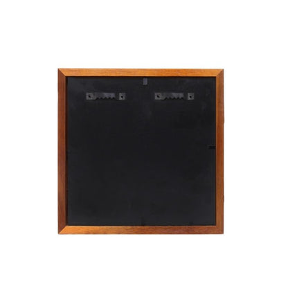 6x6 Small Shadow Box Frame, Acacia Wood Keepsake Display Case, Brown | Solid acacia wood, clear acrylic front, linen pin board, mini display case for photos, pins, coins, flowers and keepsakes - size: 6x6