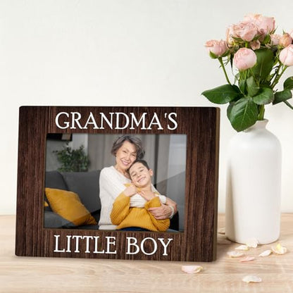 Grandmother Gifts Wooden Picture Frame for Desk - Grandchildren and New Baby Frame - First Time Grandma Gift 4x6 - Jk0256 - color: XK15