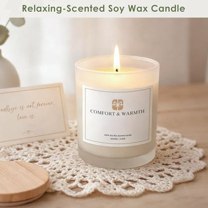 Sympathy Gift for Loss of Loved One Condolences Bereavement Grief Gifts | Sympathy Gift Baskets for Loss of Mom Dad Husband, Miscarriage Care Package for Women, Thinking of You Hug in a Box Gifts - color: T-green