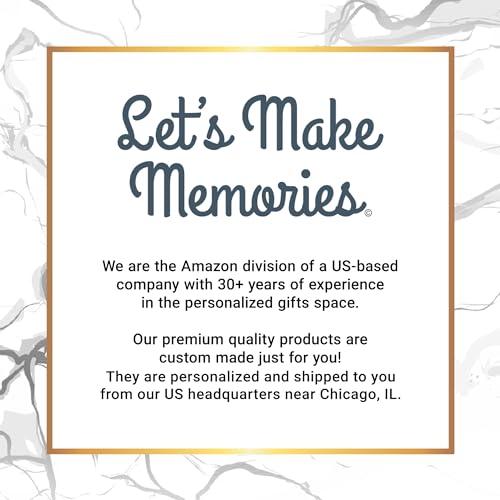 Let's Make Memories Personalized Memorial Lantern - Sympathy - Condolences - in Memory - LED Candle - Automatic Timer - Wood/Metal - Comfort & Light - style: Comfort & Light