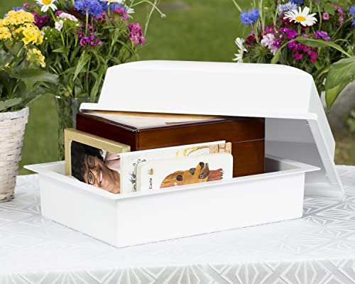 Urn Vault, Regent, Pink with Nameplate - color: Pink with Nameplate, size: Medium