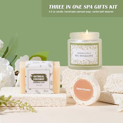 Get Well Gifts Baskets for Women Self Care Gifts, Birthday,Spa Care Package After Surgery Inspirational Thinking of You Sympathy Gift, Feel Better Encouragement Gift for Women Friends Mom w/ Blanket