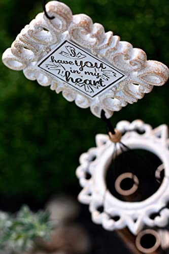 Memorial Wind Chime for Loss of Loved One, Sympathy Bereavement Gift, 43” | Loss of Loved One, Sympathy Gift for Loss of Mom Dad Husband Wife Pet, Engraved Bereavement, Outdoor Garden Porch