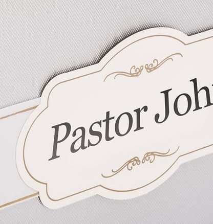 Merry Expressions Personalized Custom Printed Label (Without Box) - Gold or Silver Foil - Made Graduation & Wedding Card Box Comes Adhesive Strips on the Back - color: Personalized Label Only