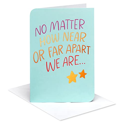 American Greetings Thinking of You Card for Friend (You're in My Thoughts) - color: Miss You Ltg