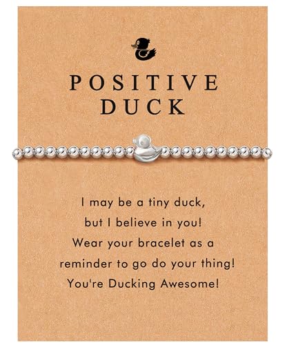 Bracelets for Women, Animal Evil Eye Bracelets, Birthday Graduation Christmas Gifts for Friends Sisters Mom Daughter - style: Duck