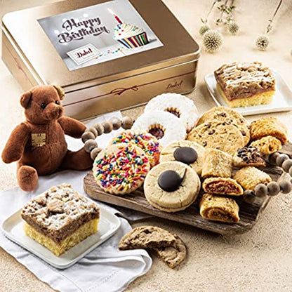 Gift Baskets For Women Birthday Happy Birthday Gift Baskets, Gourmet Birthday Food Gifts For Men, women, Girls, Boys, Friends, Family, Kids, Him or Her Food Gifts By Dulcet Gift Baskets - style: Birthday