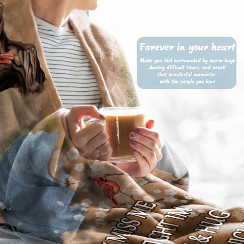 Vsmoedb Custom Memorial Blanket with Pictures for Loss of Loved One - color: Select01