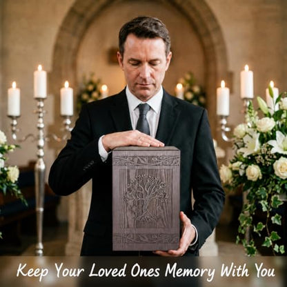 DGDCDV Cremation Urns for Human Ashes Adult Male Female - size: Large - Adult Urn