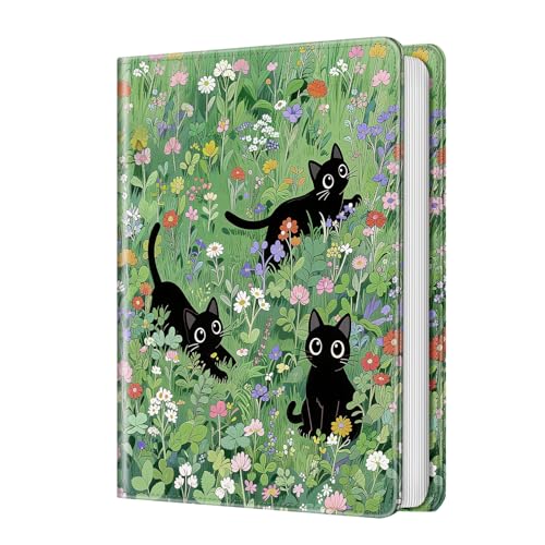 Fintie Photo Album 4x6 Photos - 112 Pockets Wallet Albums Memory Book | Vegan Leather Cover, 4X6 Picture Keepsakes, Family/Wedding/Travel Memory Book, Baby/Kids/Boys/Girls Gift, Black Cats - color: black cats