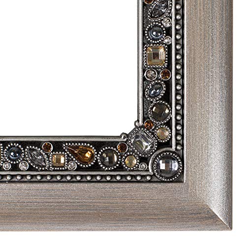 Cottage Garden Granddaughter You Put a Smile Brushed Pewter Jewelry Music Box Plays You Light Up My Life