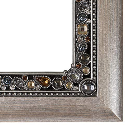 Cottage Garden Granddaughter You Put a Smile Brushed Pewter Jewelry Music Box Plays You Light Up My Life