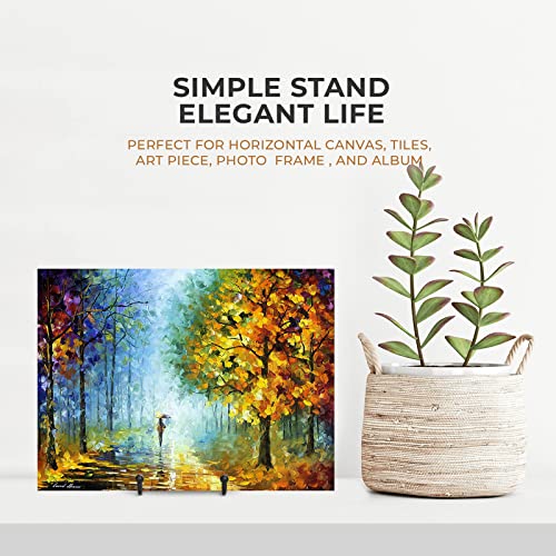 TR-LIFE 3 Pack 6 Inch Display Stands - Holder Stand for Picture, Decorative Plate, Platter, Plaque, Book, Photo Easel - size: 6 Inch