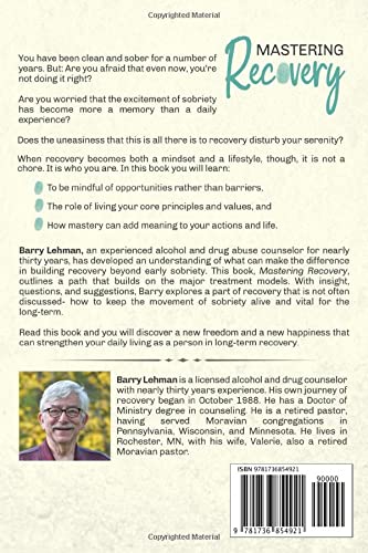 Mastering Recovery: Finding a New Freedom and a New Happiness Through Long-term Recovery (Mastering Mastery)