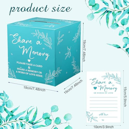 Pajean 50 Share a Memory Cards and Box, Blue, Classic - color: Blue, style: Classic