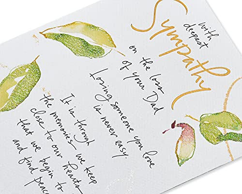 American Greetings Sympathy Card for Loss of Father (Never Easy)