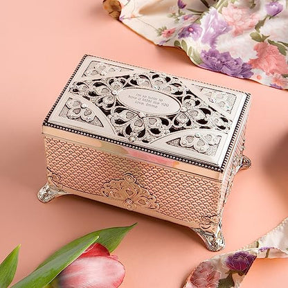 THINGS REMEMBERED Engraved Anastasia Clover Musical Keepsake Box