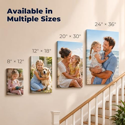 Personalized Custom Canvas Prints Photo on Canvas Wall Art Framed 10x10 | create canvas from photo canvas prints with your photos custom photo personalized wall photos custom picture photo gift - color: Artist Wrapped Canvas, size: 10"L x 10"W