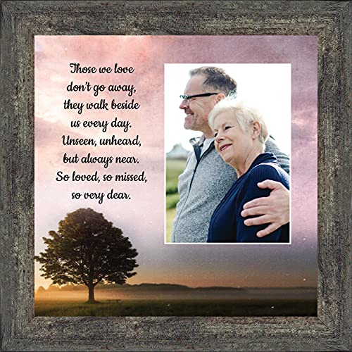 Those We Love Sympathy Gift Picture Frames, Bereavement Gifts, In Memory of Loved One, Framed Home Décor, 6433BW - color: Barnwood