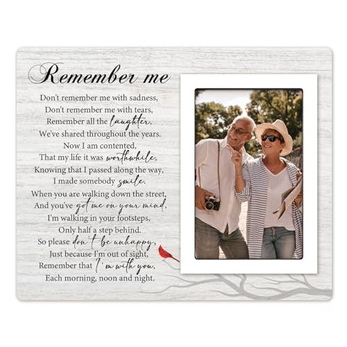 Sympathy Gift for Loss of Loved One, Memorial Picture Frame 4"x6" | Condolences Sympathy Bereavement Gift Ideas, in Memory of Loved One, Loss of Mom, Dad, Husband, Wife