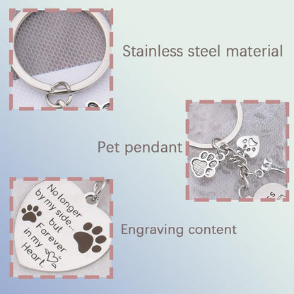 Dog Memorial Gifts for Loss of Dog Keychain Sympathy Gift for Women Men Puppy Remembrance Gift for Dog Lover - style: No Longer Dog
