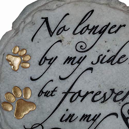 Spoontiques No Longer by My Side Step Stone - color: No Longer By My Side, size: 9.63" Diameter