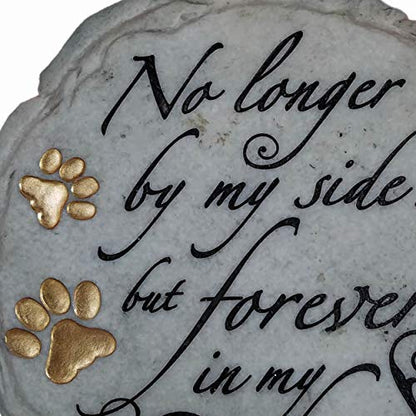Spoontiques No Longer by My Side Step Stone - color: No Longer By My Side, size: 9.63" Diameter