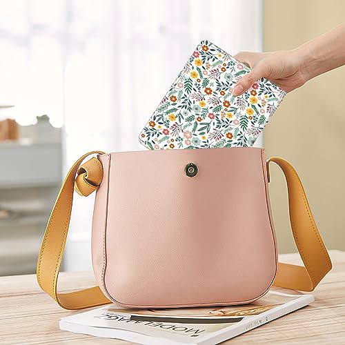 Fintie Photo Album 5x7 Photos, 52 Pockets Small Capacity Wallet Albums Book | Vegan Leather Cover, 5X7 Picture Keepsakes, Family/Wedding/Travel Memory Book, For Boys Girls Art Work, Spring Bloom - color: Spring Bloom