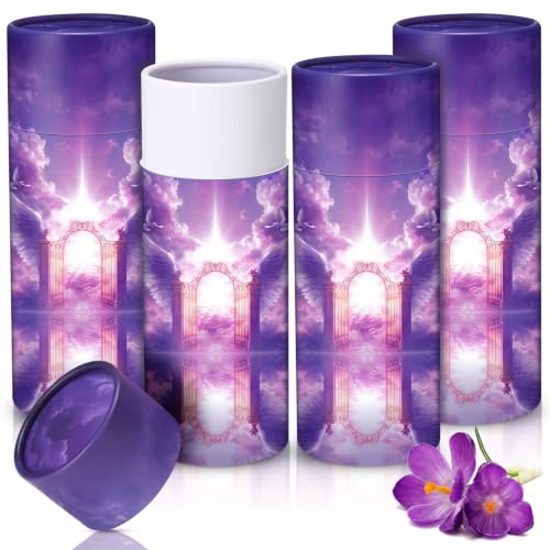 Marspark 4 Pcs Biodegradable Scattering Tubes for Human Ashes, Angel Gate