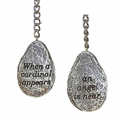 Roman Giftware Inc., Memorial Collection, 18" L Windchime Cardinal,Religious, Inspirational, Durable (3x2x17)
