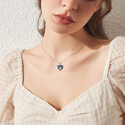 TUGHRA Locket Necklaces That Holds Picture Sterling Silver Elephant Locket Heart Pendant Necklace Photos Jewelry Gifts for Women Teen Mom Daughter - style: 01-Oxidation