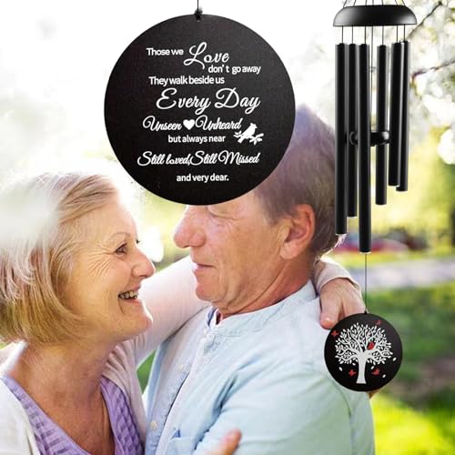 Memorial Wind Chimes for Loss of Loved One,Cardinal Wind Chimes | Sympathy Wind Chime for Loss of Loved One,Windchimes in Memory of Father Mother Bereavement Memorial Gifts for Remembrance