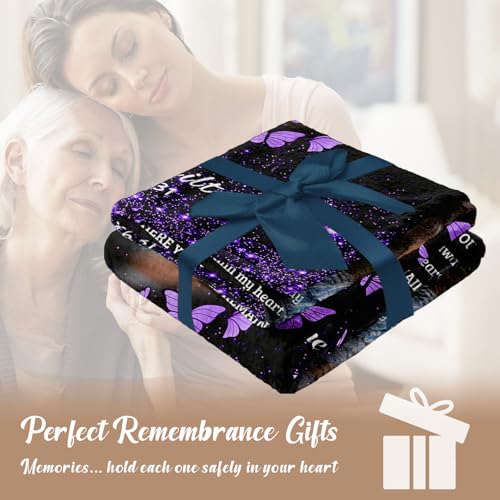 Vsmoedb Custom Memorial Blanket with Pictures for Loss of Loved One - color: Select10