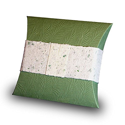 Paper Ideal for Water Burial - Extra Large - Holds Up to 220 Cubic Inches of Ashes - Fern Green Biodegradable Cremation Urn