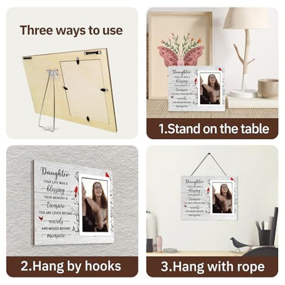 SteadStyle Memorial Gifts for Loss of Daughter, Memorial Frames 8x10 In - style: Daughter