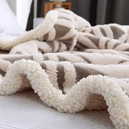 LOMAO Sherpa Fleece Blanket Fuzzy Soft Throw Blanket Dual Sided Blanket for Couch Sofa Bed (Grey, 40"x50") - color: Grey, size: 40"x50"