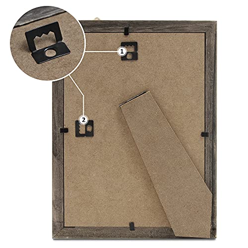 Sapowerntus 4x6 Rustic Picture Frames Wooden Farmhouse Heart Photo Frame - size: 4x6 in (single)
