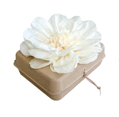 Cruise Approved Biodegradable Water Burial Urn, Ivory Flower, Large Adult - size: Large