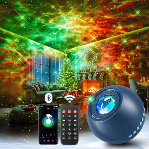 One Fire Galaxy Projector Teenage Boy Gifts for Teen Boys,15 Colors+15 White Noises Star Projector Night Light Kids Galaxy Light,Remote Bluetooth Bedroom Lights for Christmas Room Decor Gifts - color: Upgrade 3.0