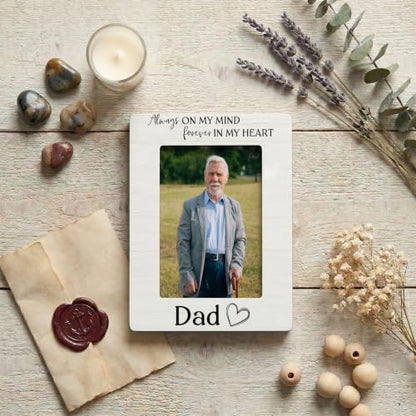 Memorial Gifts Dad Picture Frame 4x6 for Desk Table Room - color: color-1