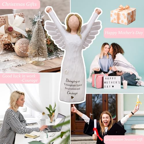 AUKEST Breast Cancer Gifts for Woman Expresses Encouragement Figurines - color: Encouragement Gifts