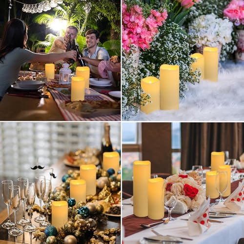 fclayvts 96-Pack LED Flameless Candles with Remote Control - Perfect for Parties, and Special Occasions(Three Sizes) - size: 96-Pack