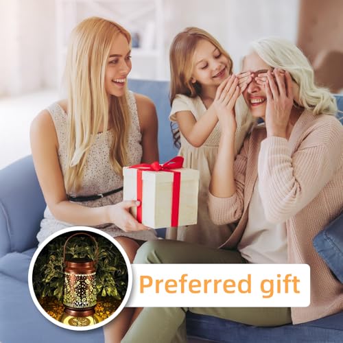 Solar Lanterns Outdoor Waterproof Gifts for Women Grandma Gifts - style: Dragonfly