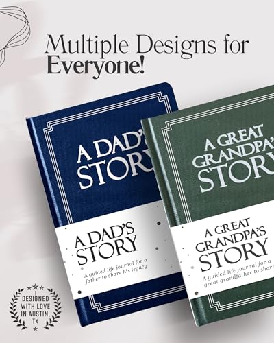 Grandpa's Life Story Journal (Hardcover): A Meaningful Keepsake for Grandpa to Share His Journey & Memories, Book Includes 250+ Prompt Questions, Sentimental Gift for Father's Day, Birthday, Christmas - style: Grandpa Life Story Journal