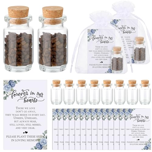 Tanlade 100 Set Funeral Favor Memorial Seed Packet for Guest, Rose - style: Rose